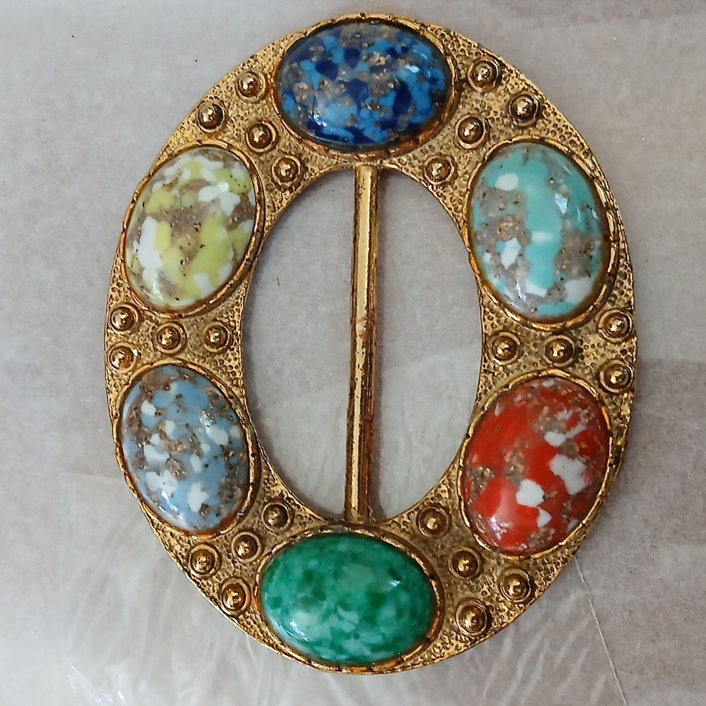 Vintage Cast Metal Belt Buckle